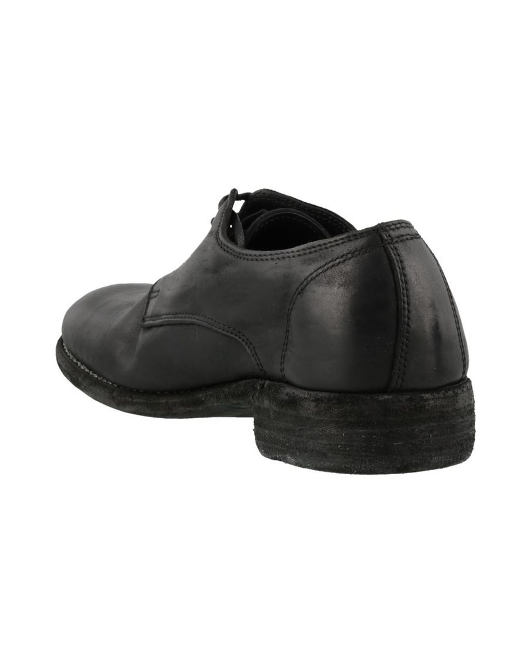 Guidi Black 992X Lace-Up Business Shoes for men