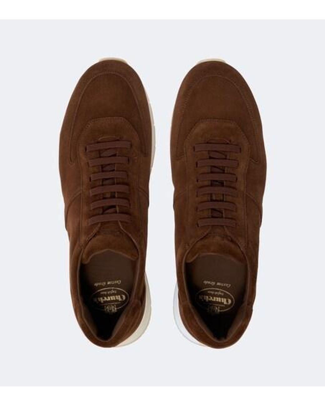 Church's Brown Livingstone Suede Sneakers for men