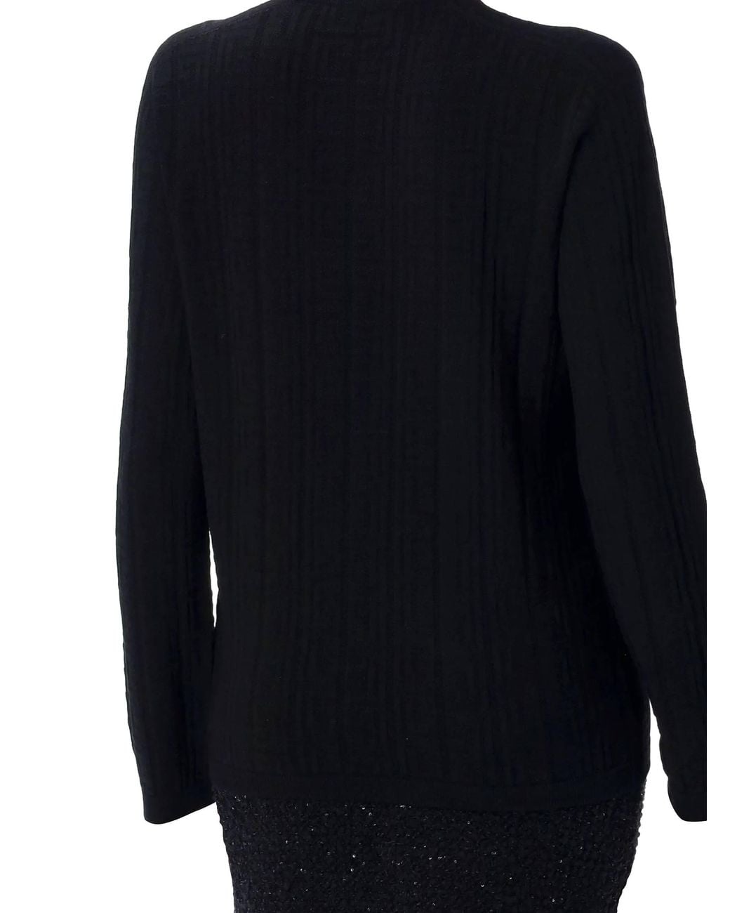 Balmain Blue Logo Monogram Jumper
