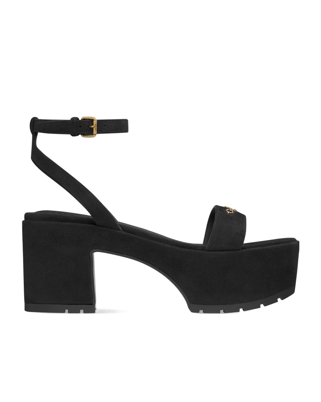 Dior Christian D-Lane Platform Sandals in Black | Lyst