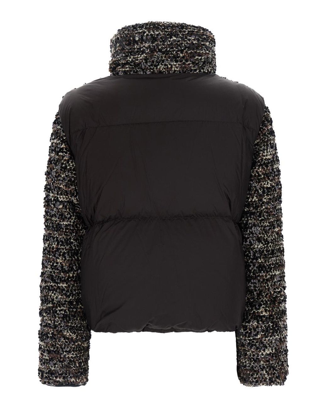 Moncler Gray Poetique Sequined Padded Jacket
