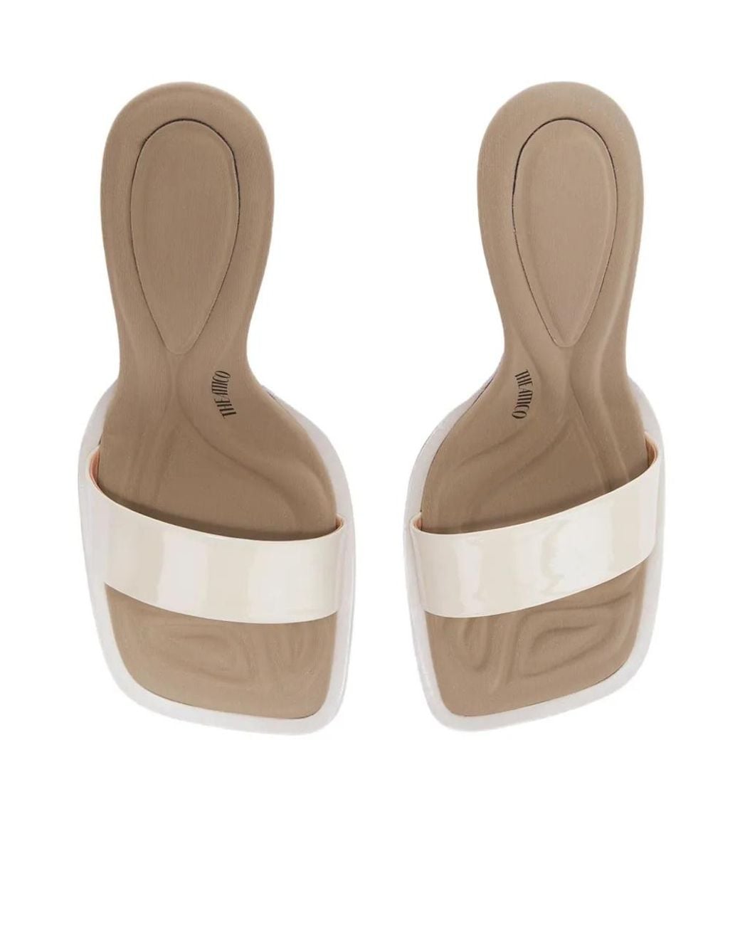The Attico Metallic Leather Heeled Mules