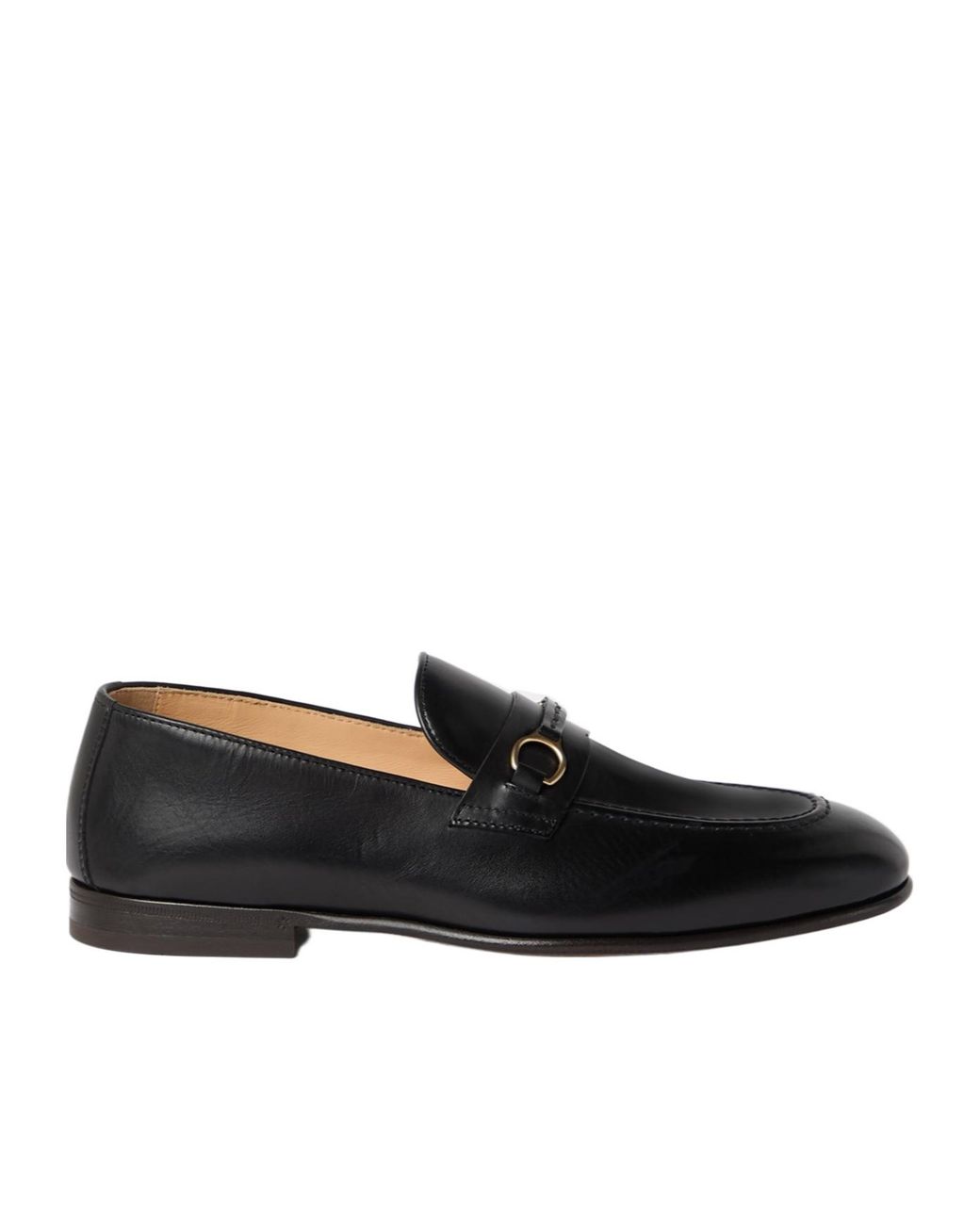 Brunello Cucinelli Black Slip-On Loafers for men