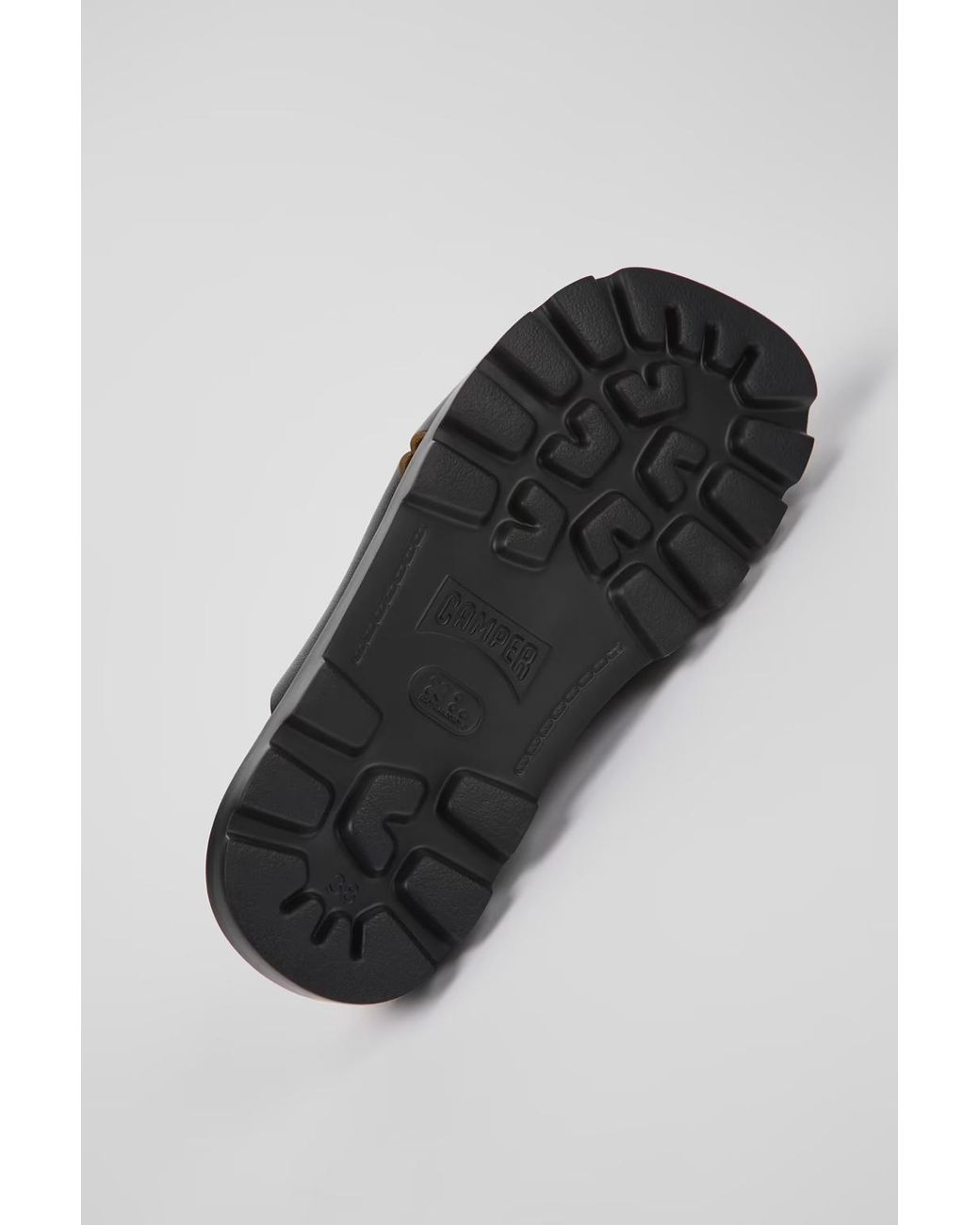 Camper Black Brutus Leather Sandals