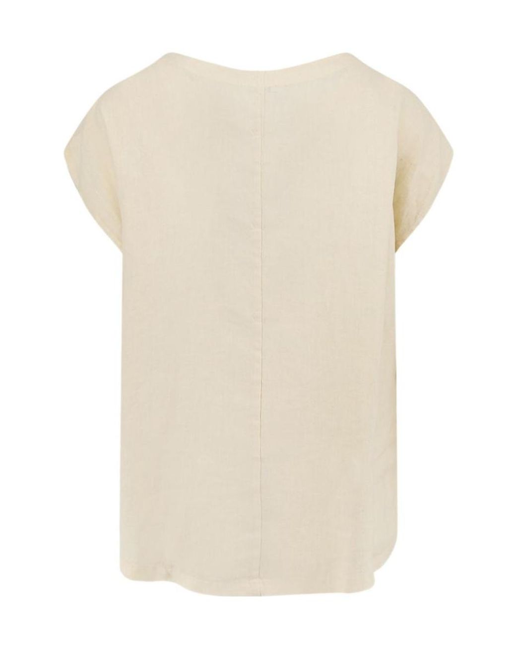 Aspesi White Tie-Up Detail T-Shirt