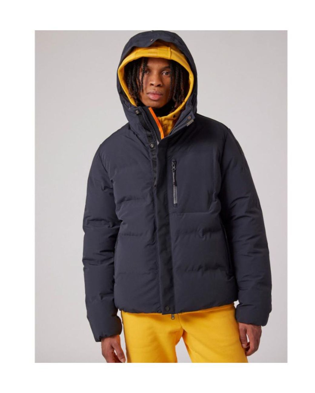 Parajumpers Black Quilted Down Jacket for men