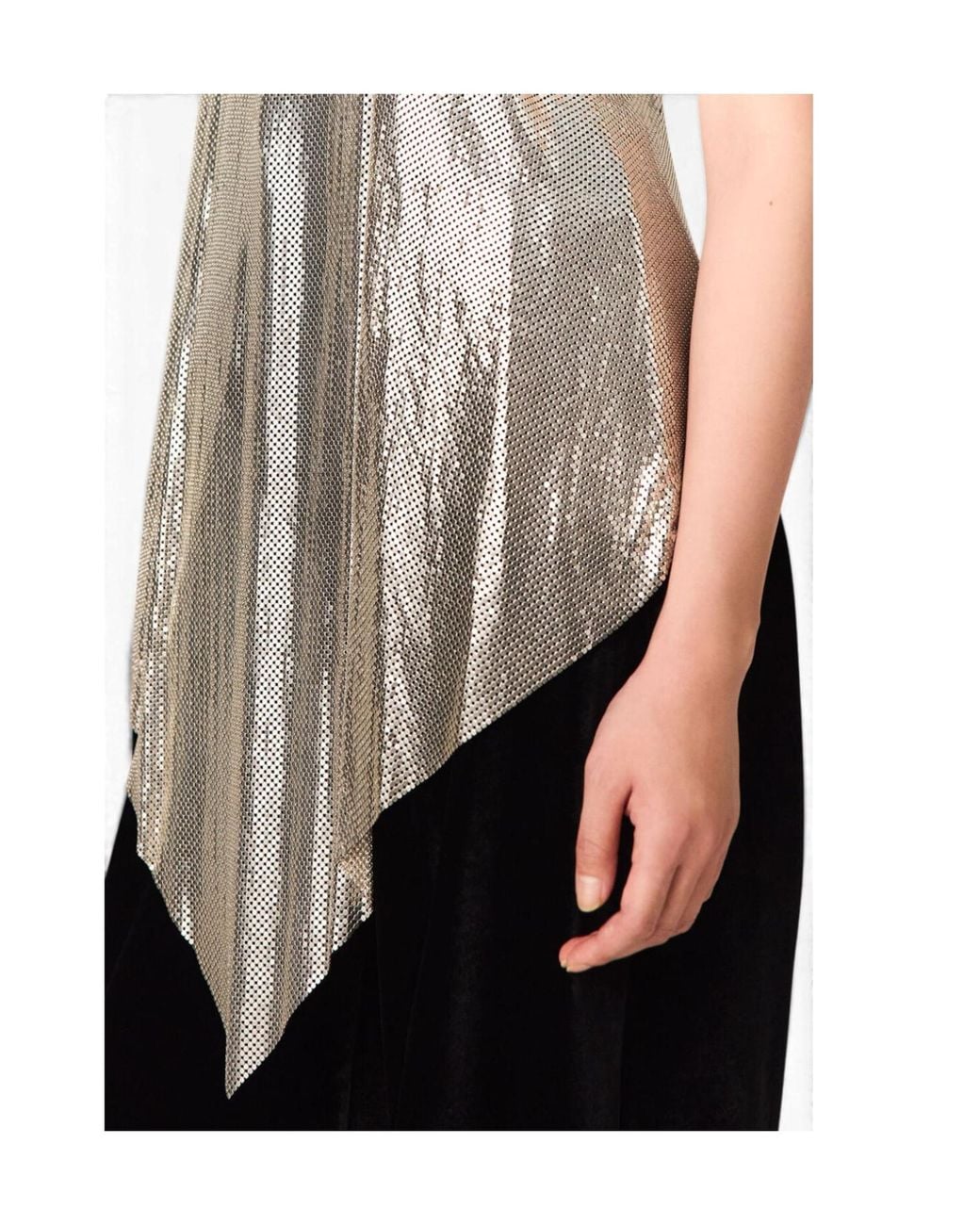 Stella McCartney White Sleeveless Alterneck Top