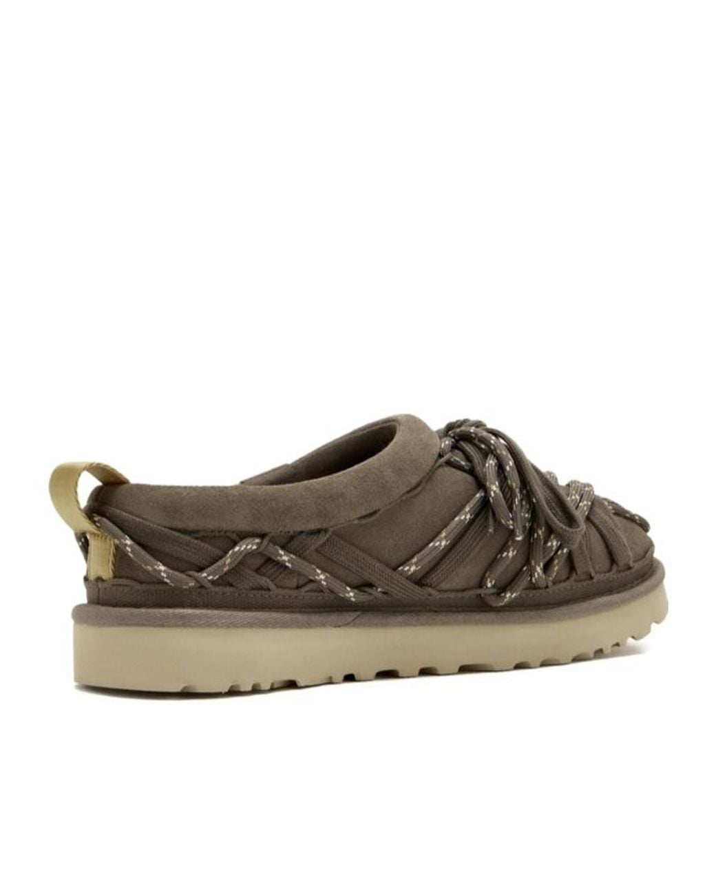 Ugg Brown Tasman Wovened Lace-Up Sandals
