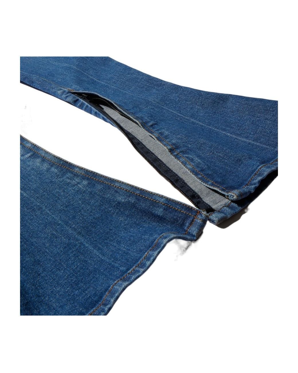 Gucci Blue Fitted Stretch Jeans