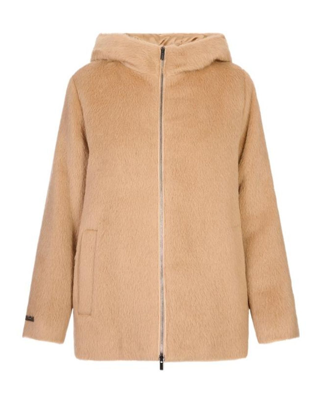Peserico Natural Hooded Zipped Jacket