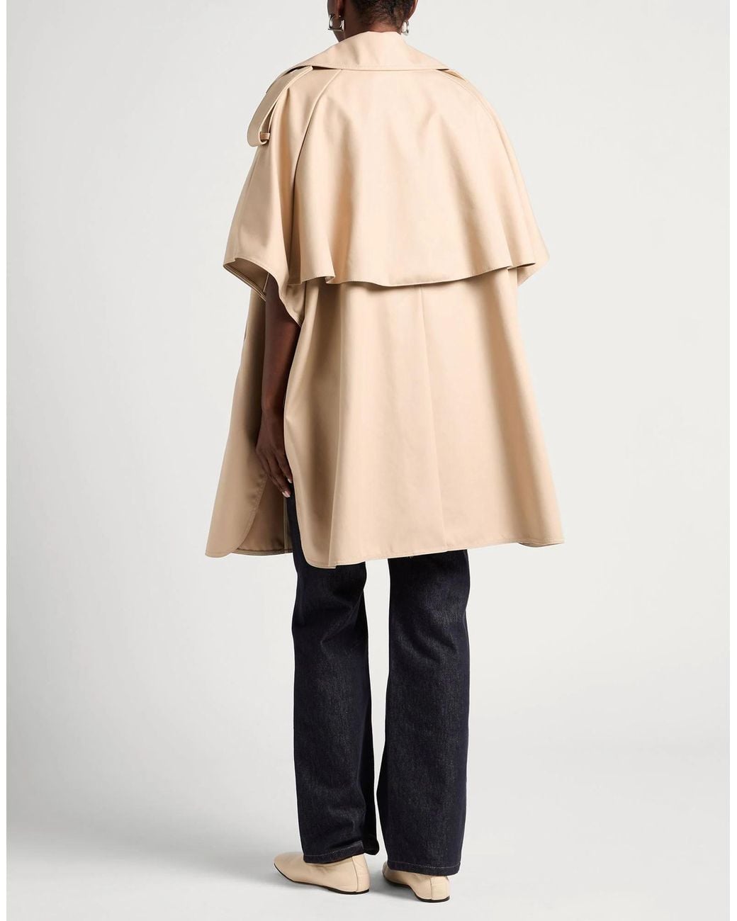 Max Mara Natural Short-Sleeved Trench Coat