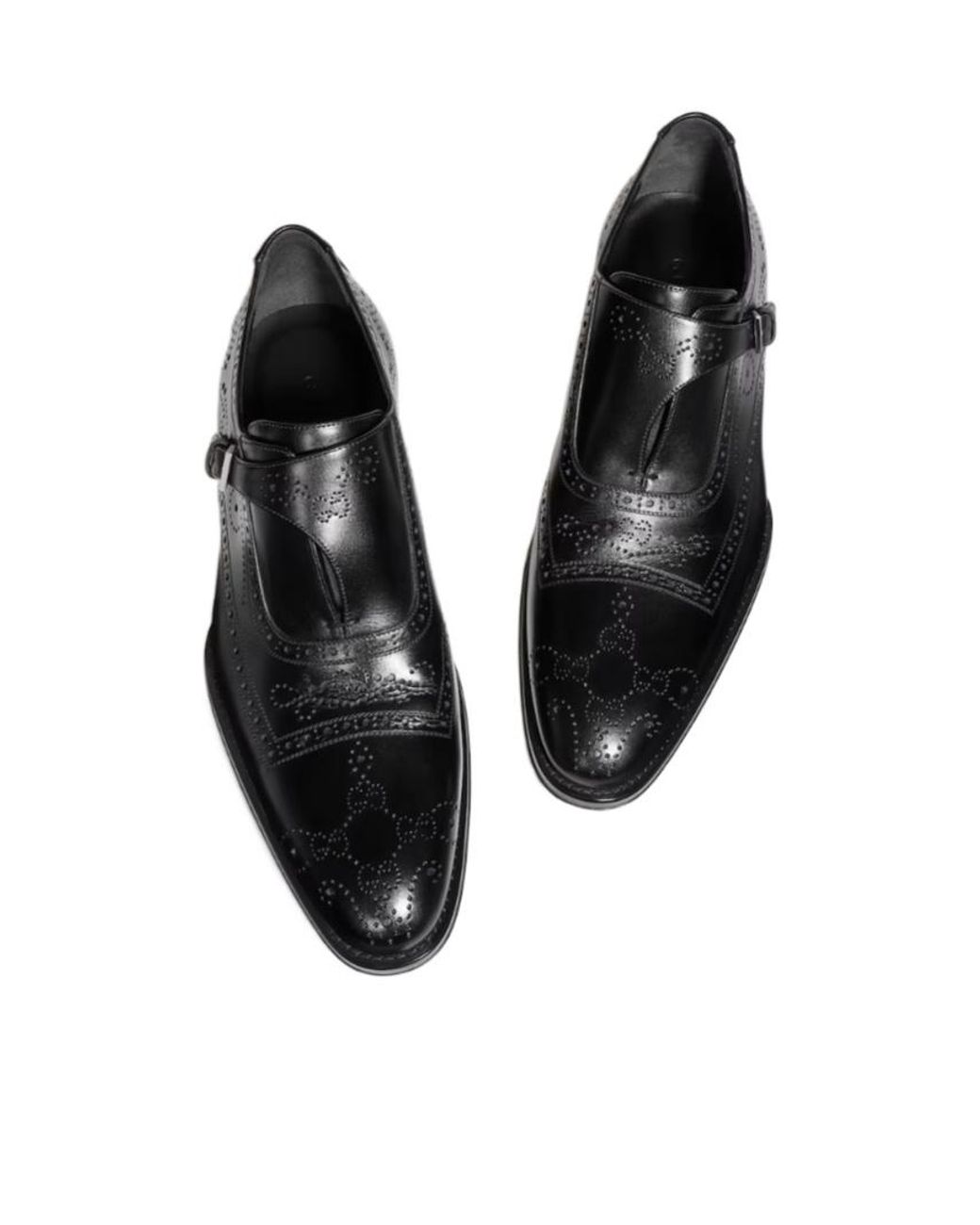 Gucci Black Monk Strap Shoe for men