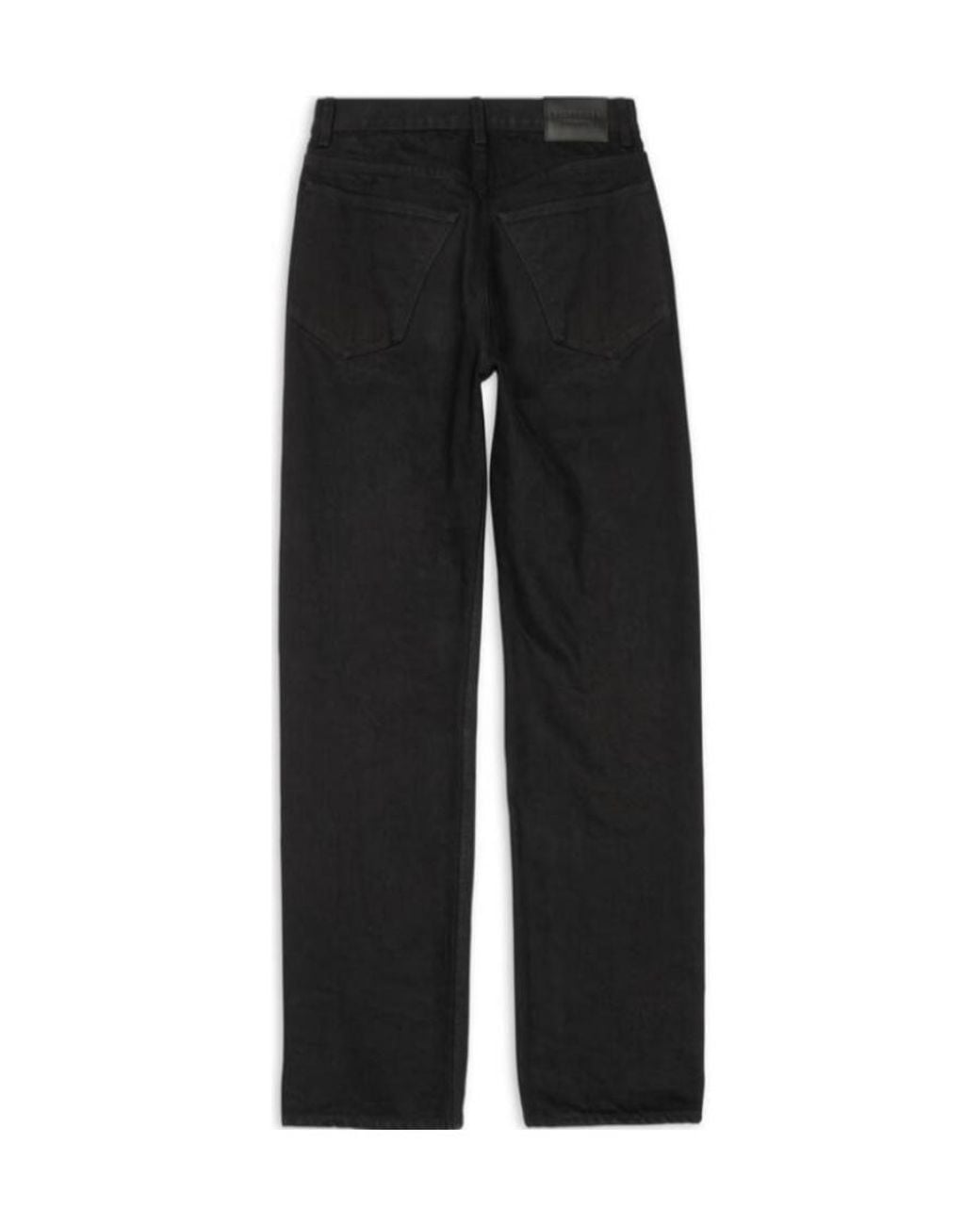 Balenciaga Black Cropped-Leg Jeans