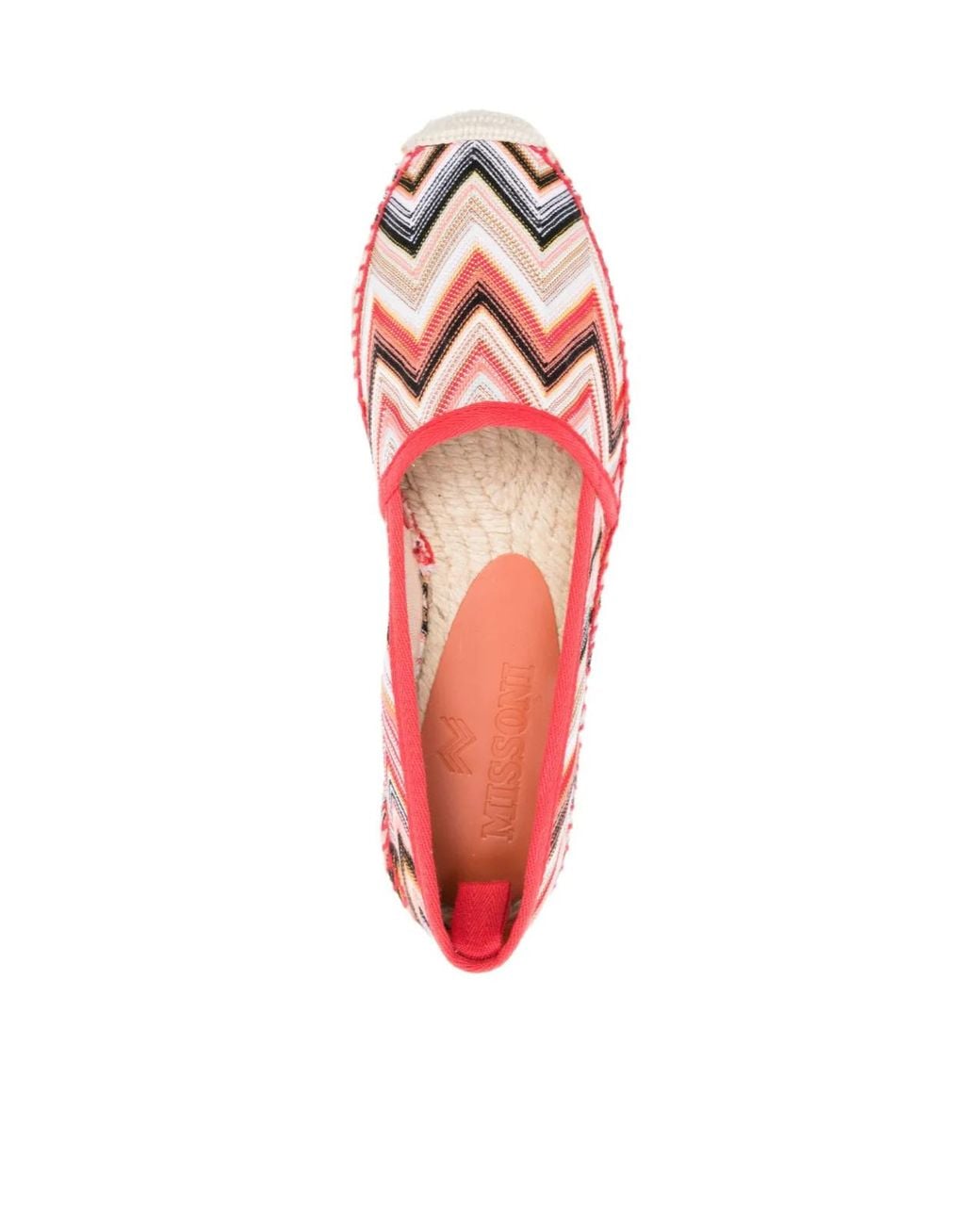Missoni Red Zigzag Espadrilles