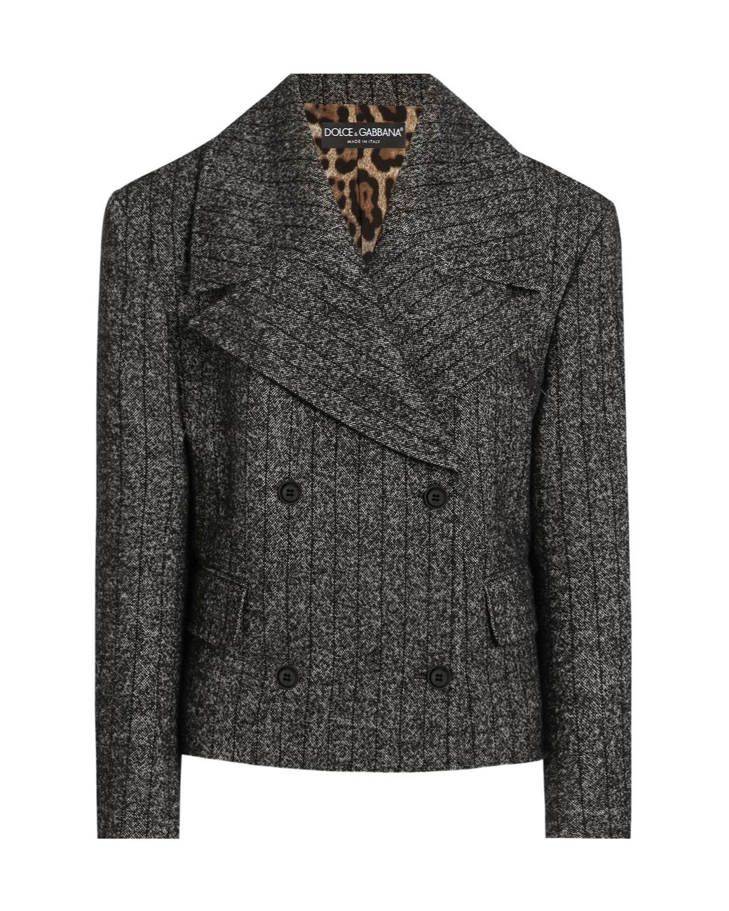 Dolce & Gabbana Black Double-Breasted Jacket