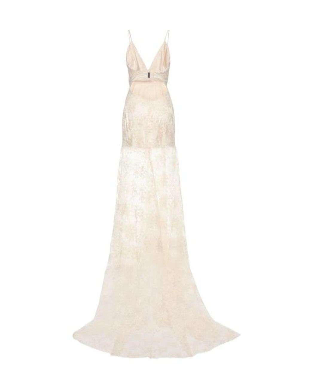 ROTATE BIRGER CHRISTENSEN White Miley Lace Long Dress