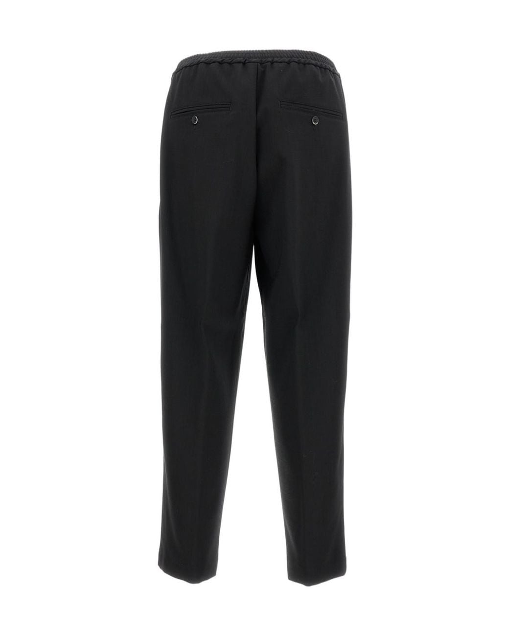 Barena Black Regular-Fit Jogger Pants for men