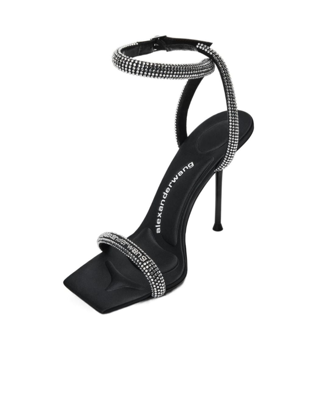 Alexander Wang Black Julie 105 Heeled Sandals
