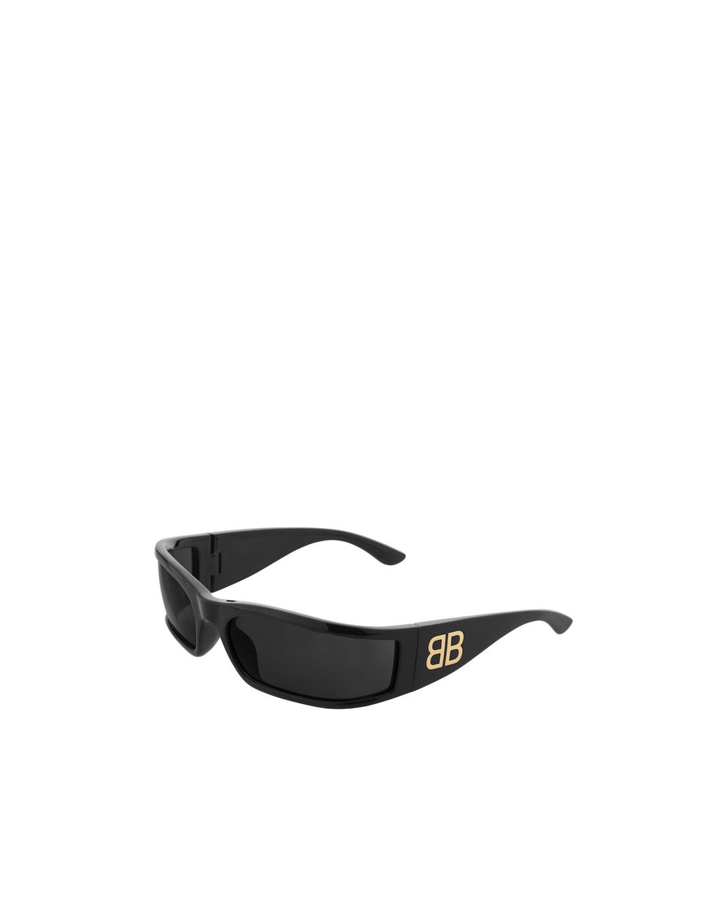 Balenciaga White Eyewear Rectangle Frame Sunglasses