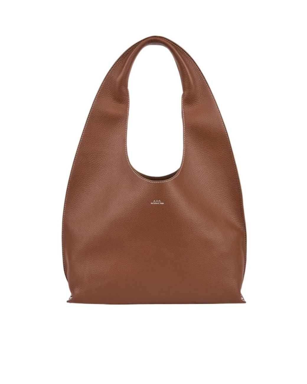 A.P.C. Brown Neige Clou Tote Bag