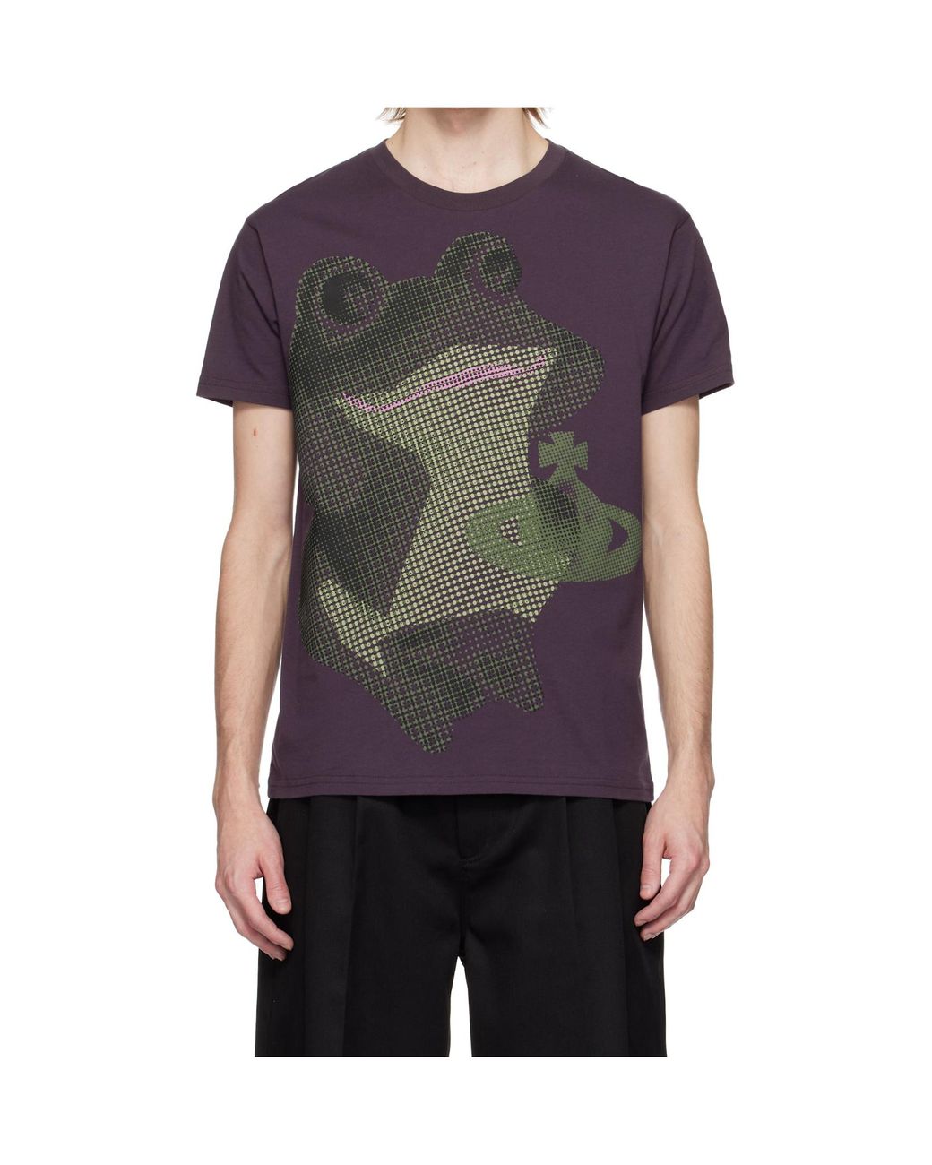 Vivienne Westwood Gray Graphic-Print T-Shirt for men