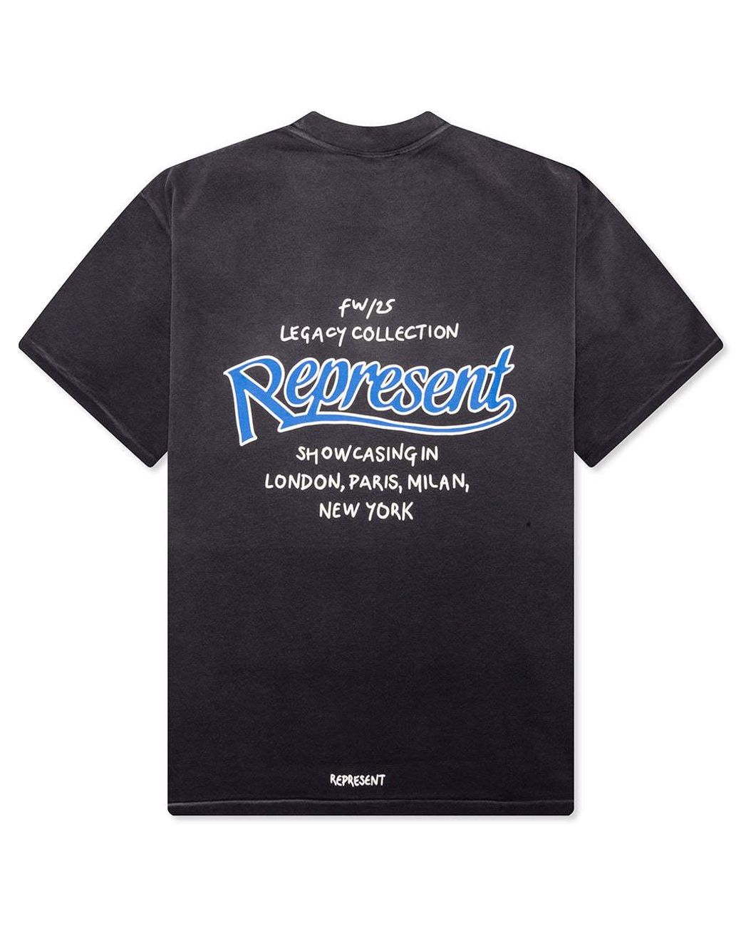 Represent Blue Showcasing T-Shirt for men