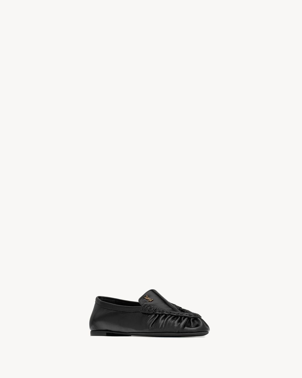 Saint Laurent Black Loaferino Ballet Flats