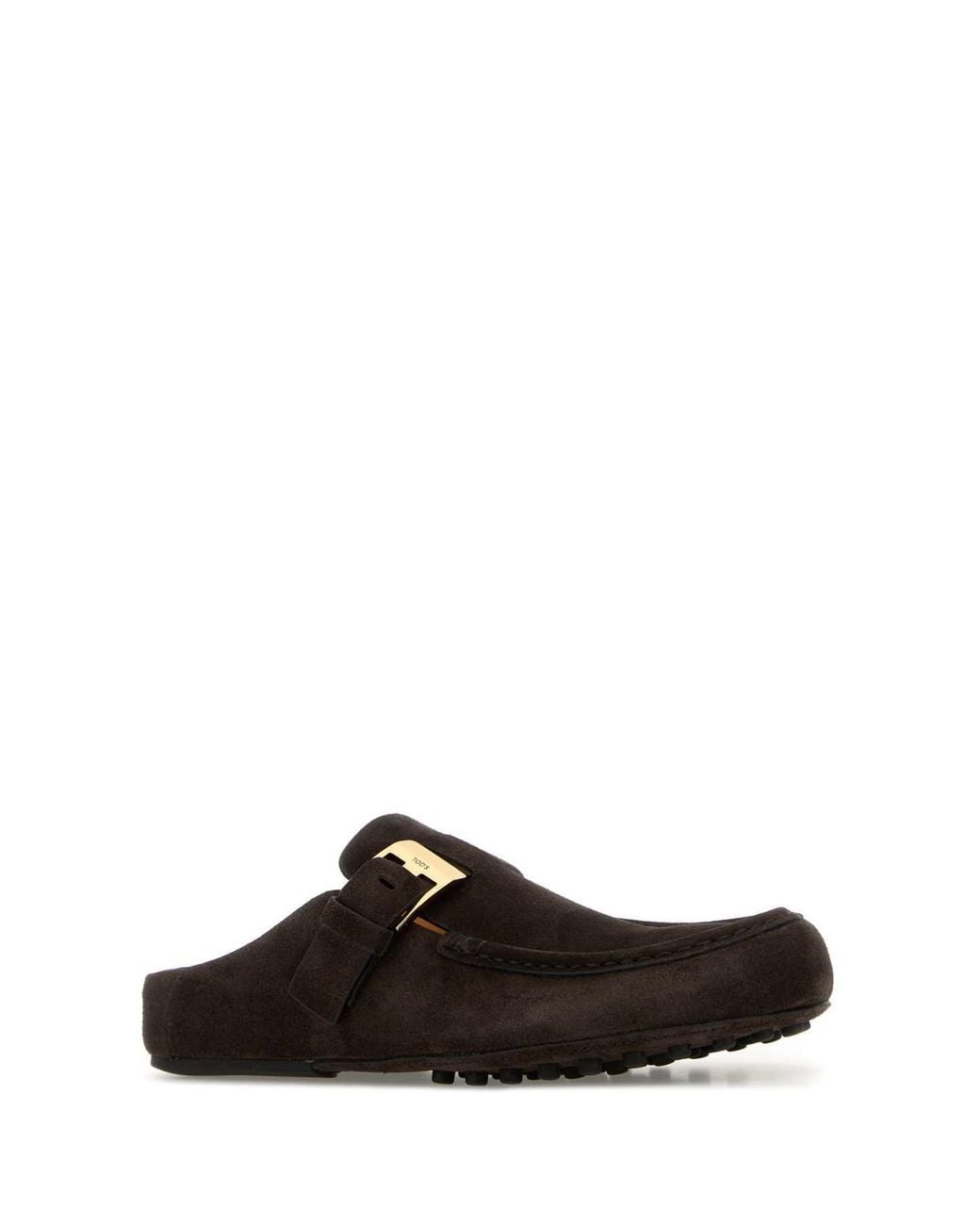 Tod's Brown Slip-On Buckle Loafers