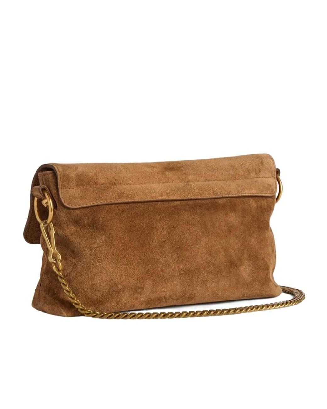 Balenciaga Le City Clutch With Chain in Brown | Lyst UK