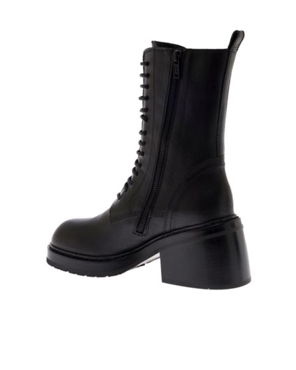 Ann Demeulemeester Black Heike Lace-Up Boots