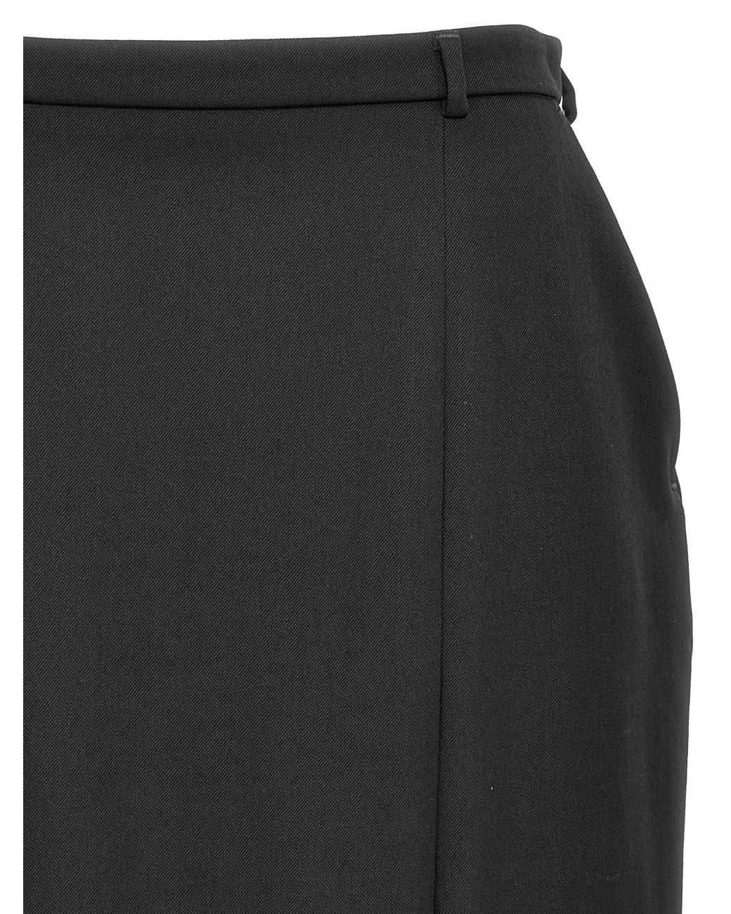 Dolce & Gabbana Black Knee-High Skirt