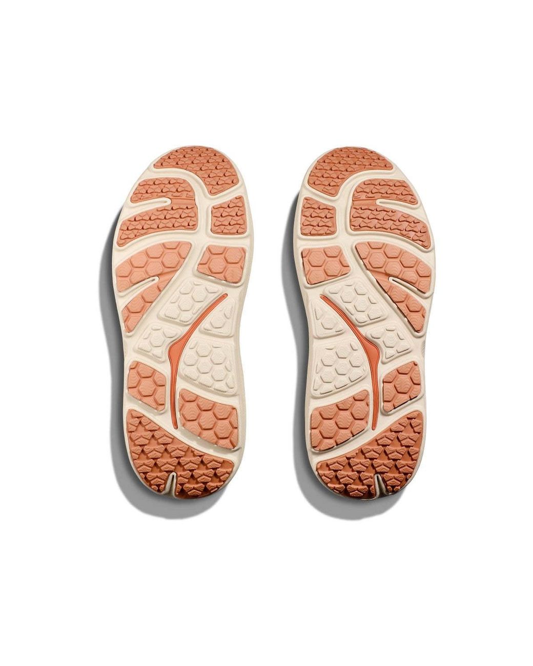 Hoka One One White Bondi B3 Lace-Up Sneakers for men