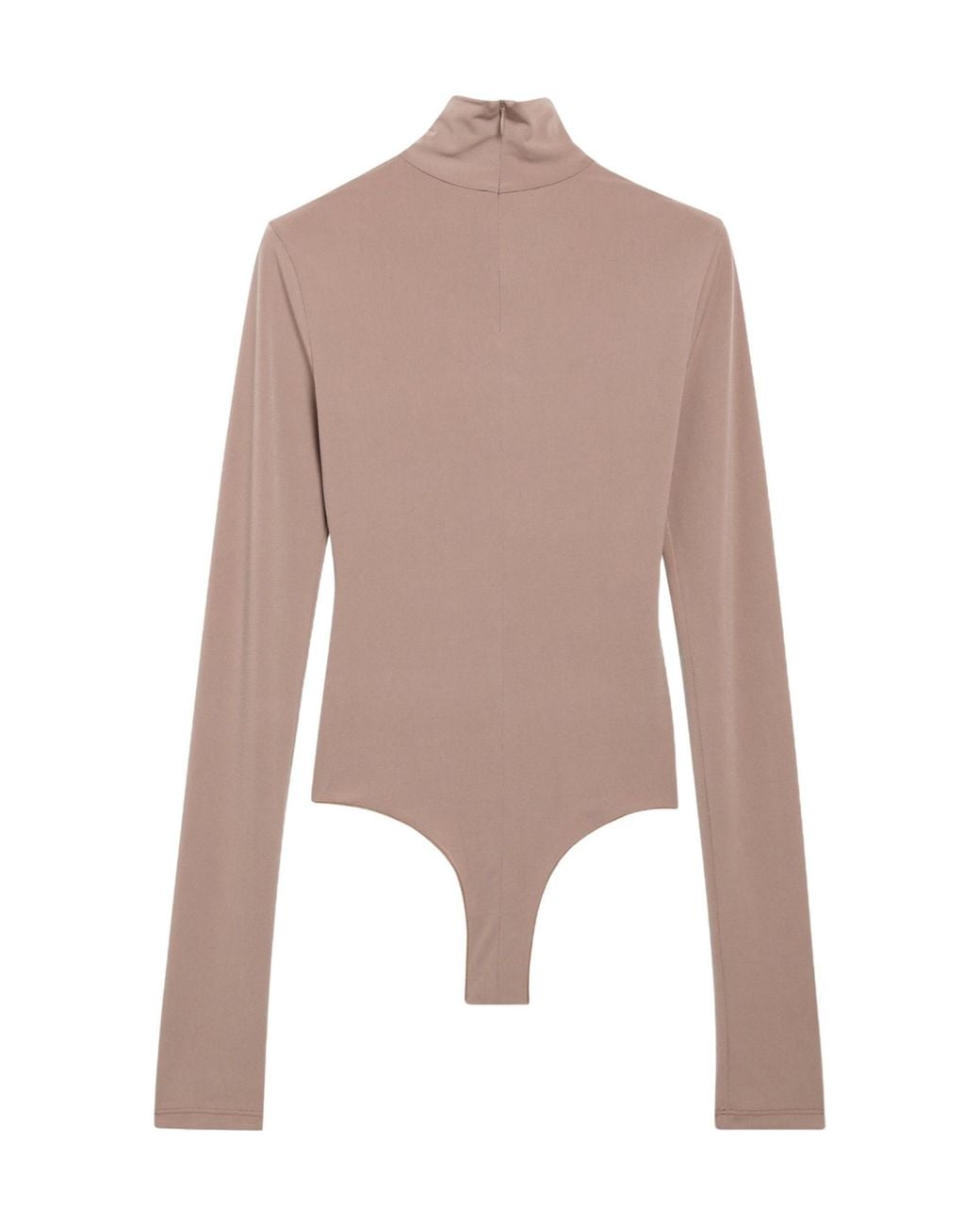 ANDAMANE Pink Ziggy Roll-Neck Bodysuit