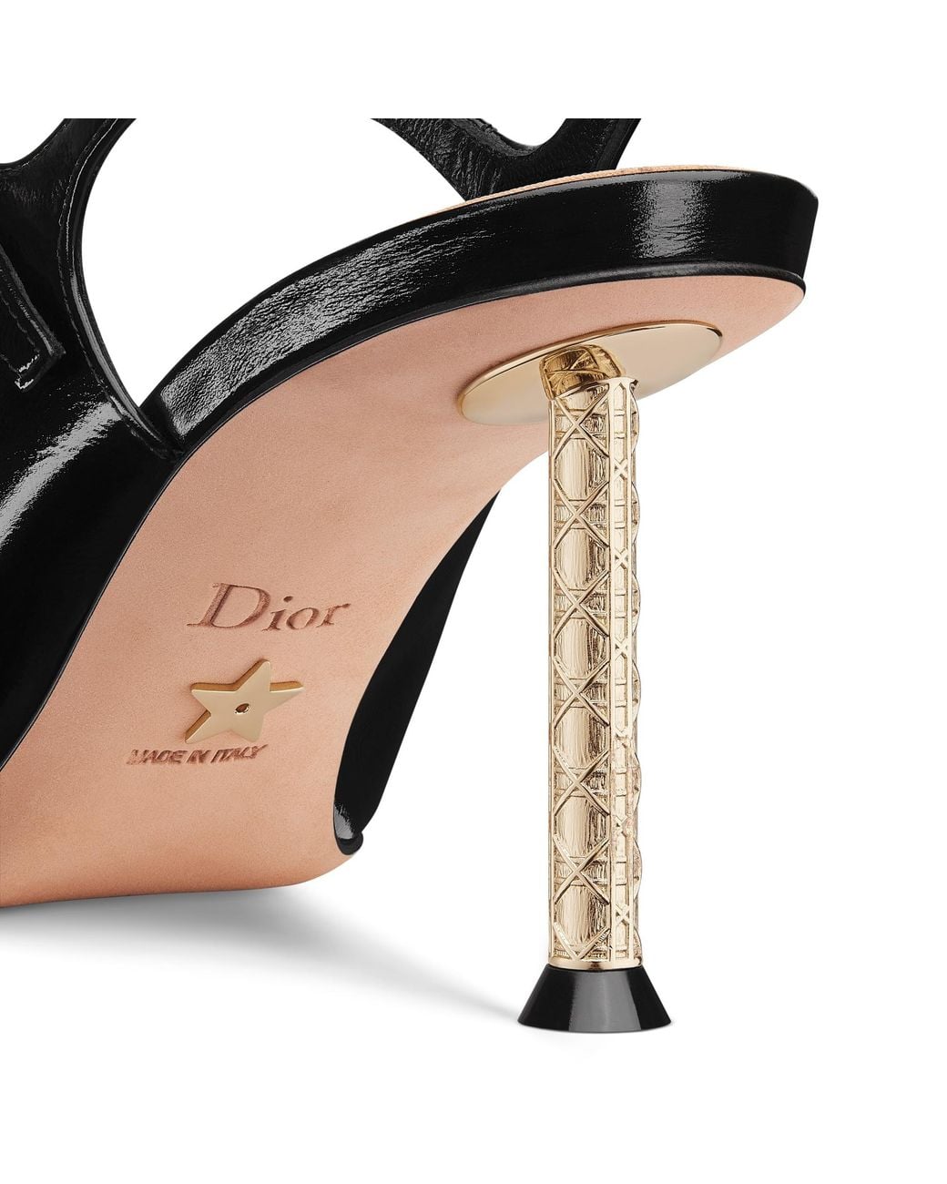 Dior Black Icon Slingback Pump