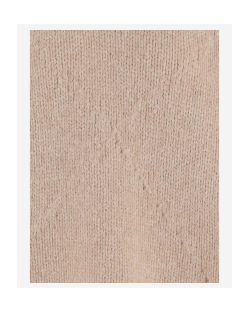Bruno Manetti Natural Diamond Knit Crew Neck Sweater