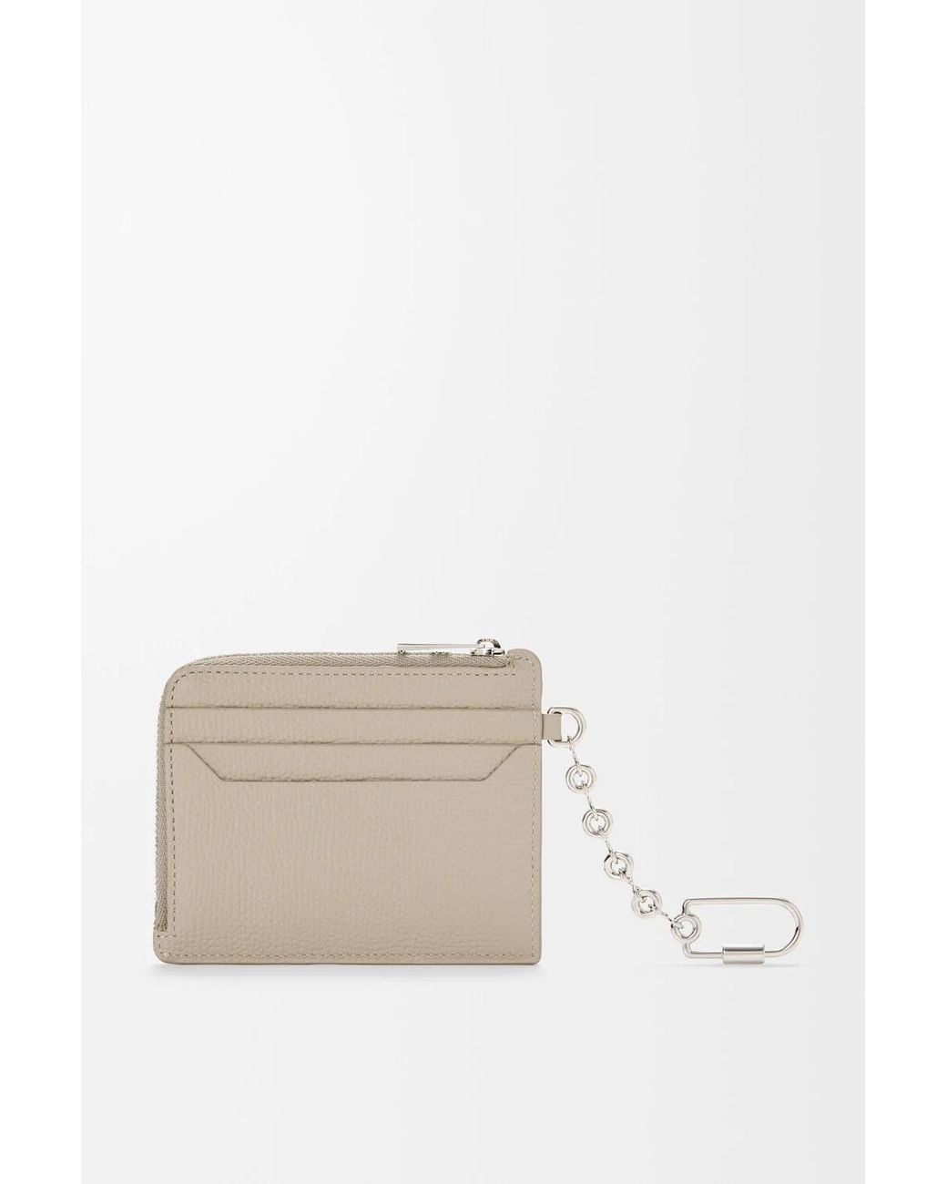 Loewe White Anagram Square Coin Cardholder