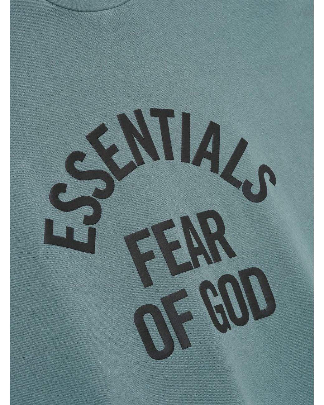 Fear Of God Blue Logo Sweatshirt for men