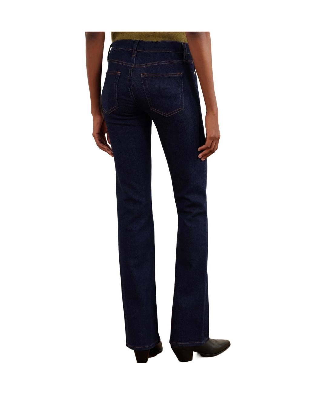 FRAME Blue The Rodeo Flared Jeans
