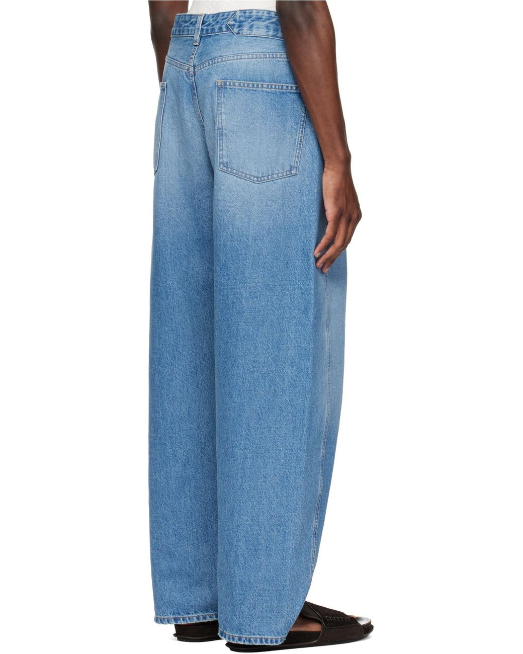 Jacquemus Blue The Mirada De-Nîmes Curved Leg Jeans for men
