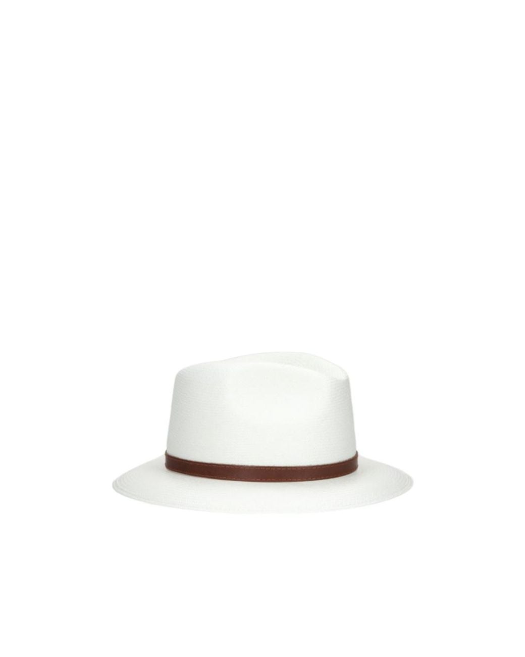 Borsalino White Country Panama Extra-Fine Wide-Brim Hat for men