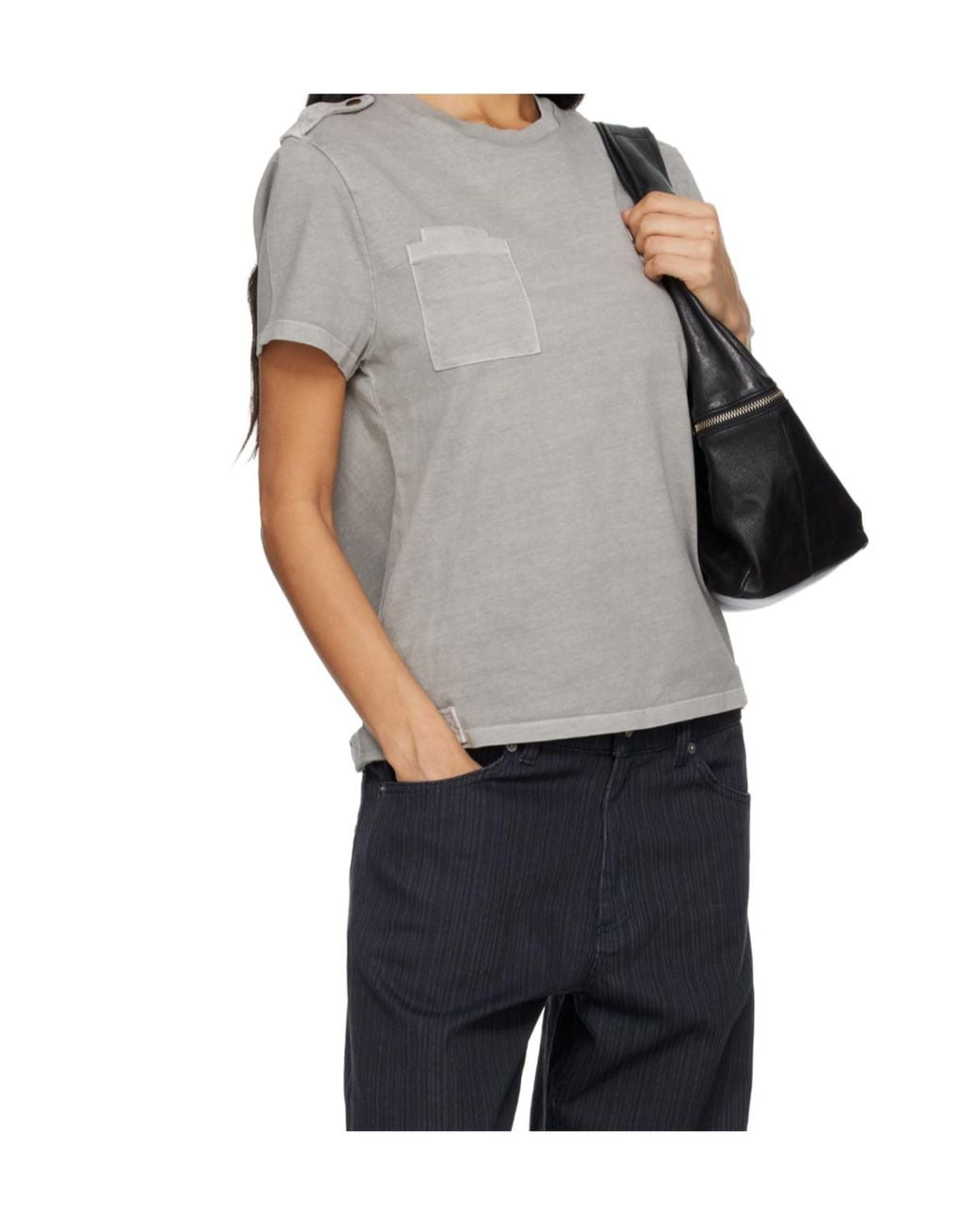 Paloma Wool Gray Short-Sleeved T-Shirt