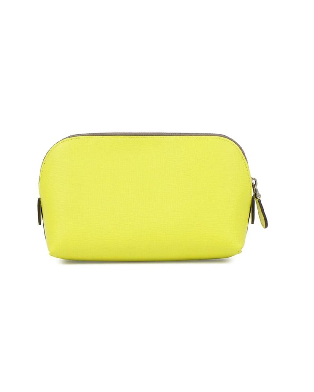Bally Yellow Zip-Around Wallet