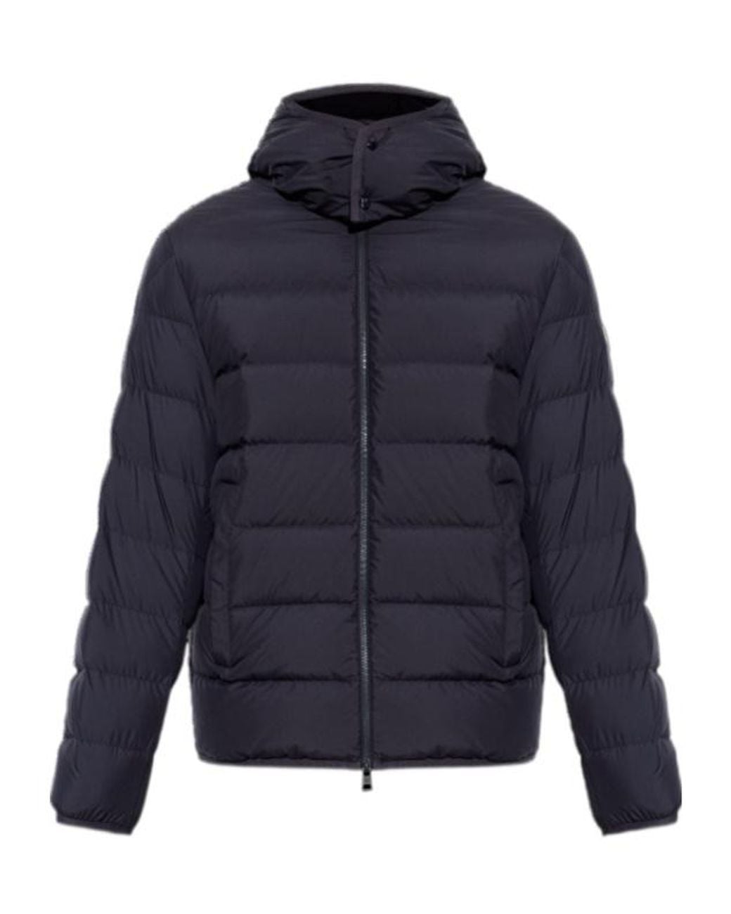 Moncler Blue Montbrocq Hooded Down Jacket for men