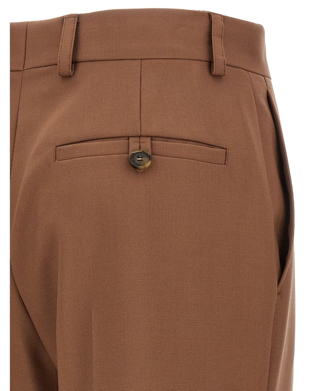 Stella McCartney Brown Wide Leg Flared Pants
