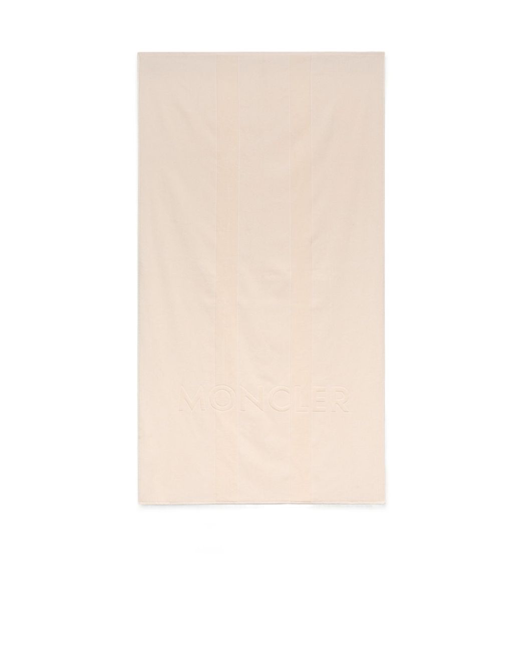 Moncler Natural Logo Cotton Beach Towel