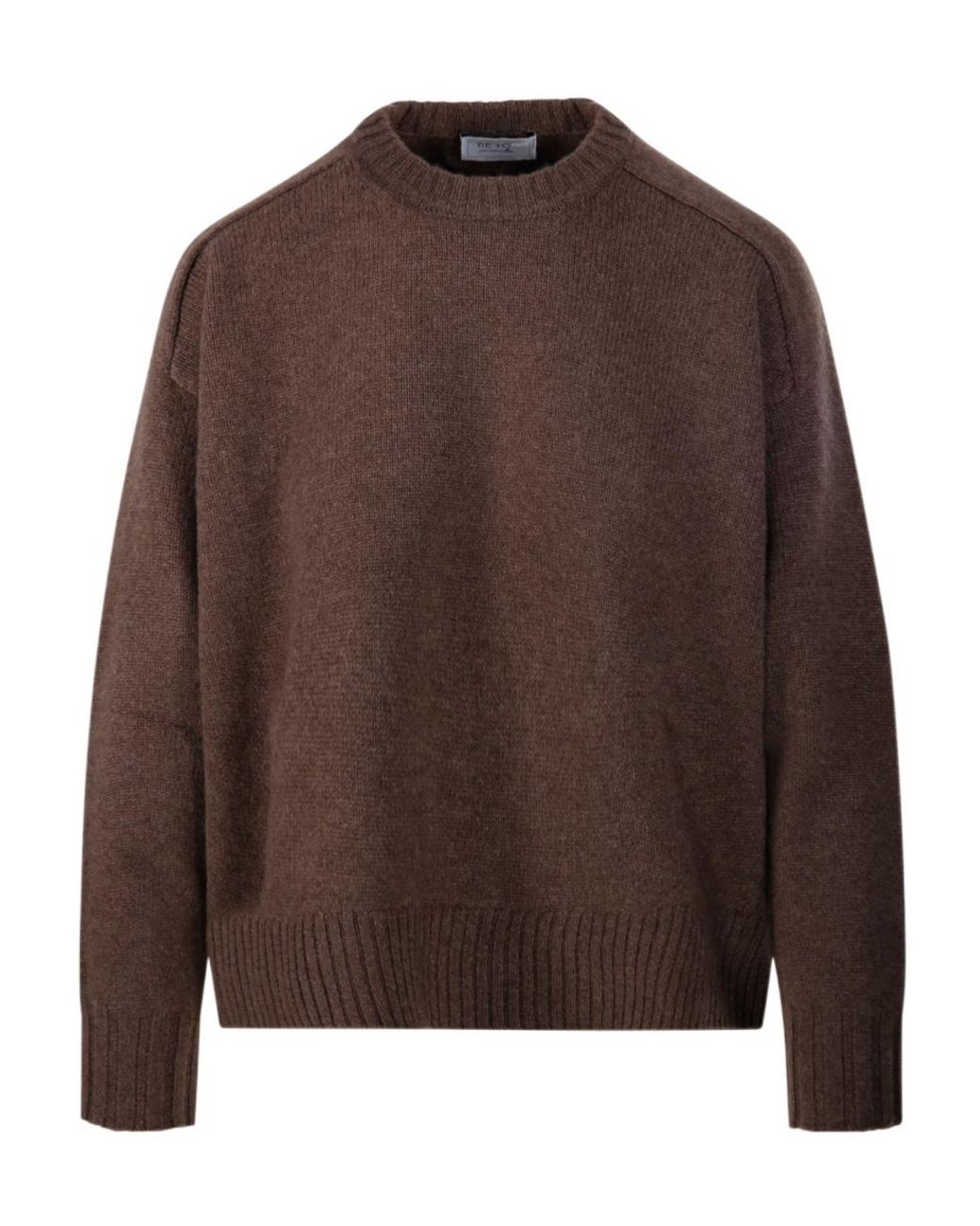 Be You Brown Round Neck Sweater