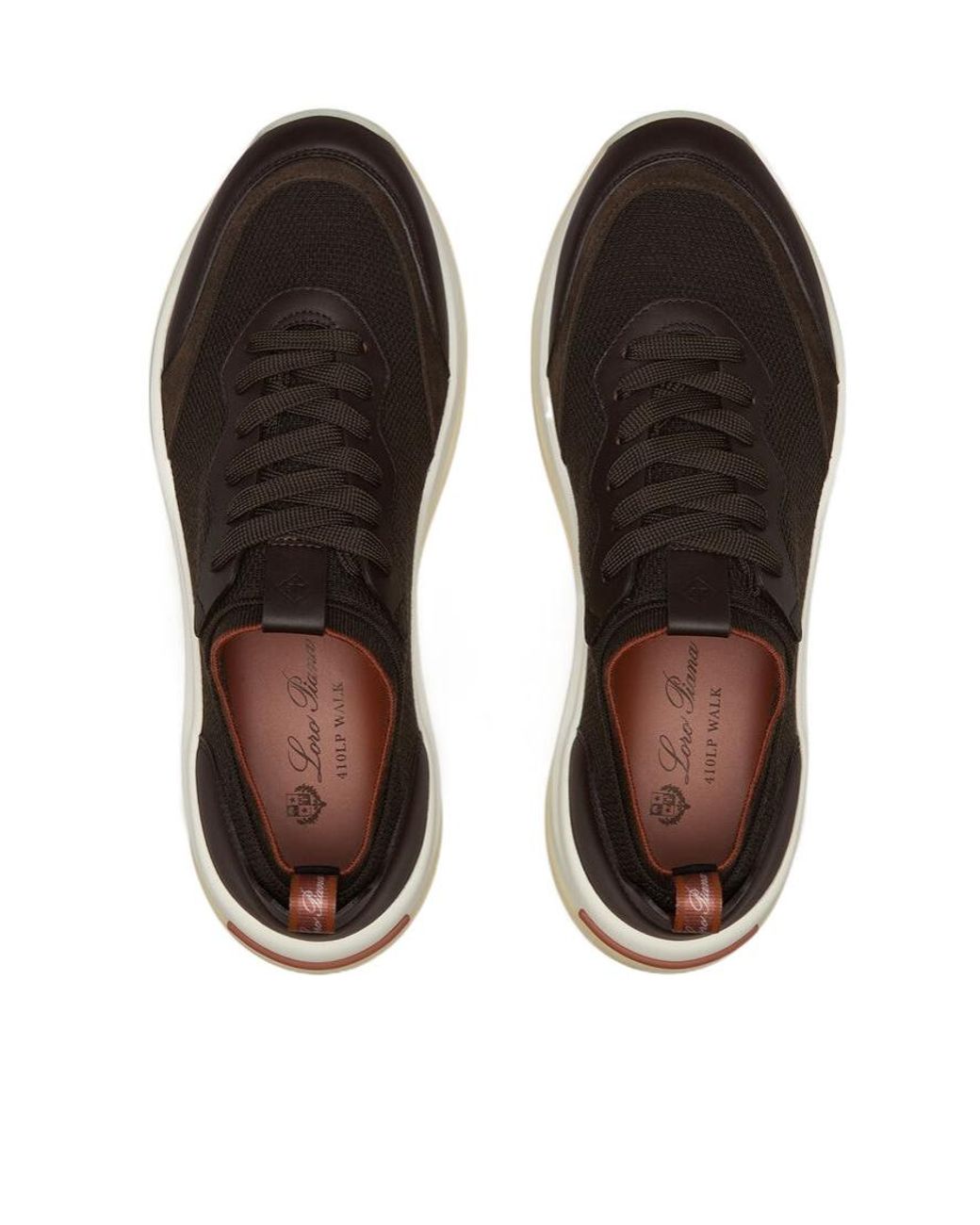 Loro Piana Black Lp Walk Wool Sneakers for men