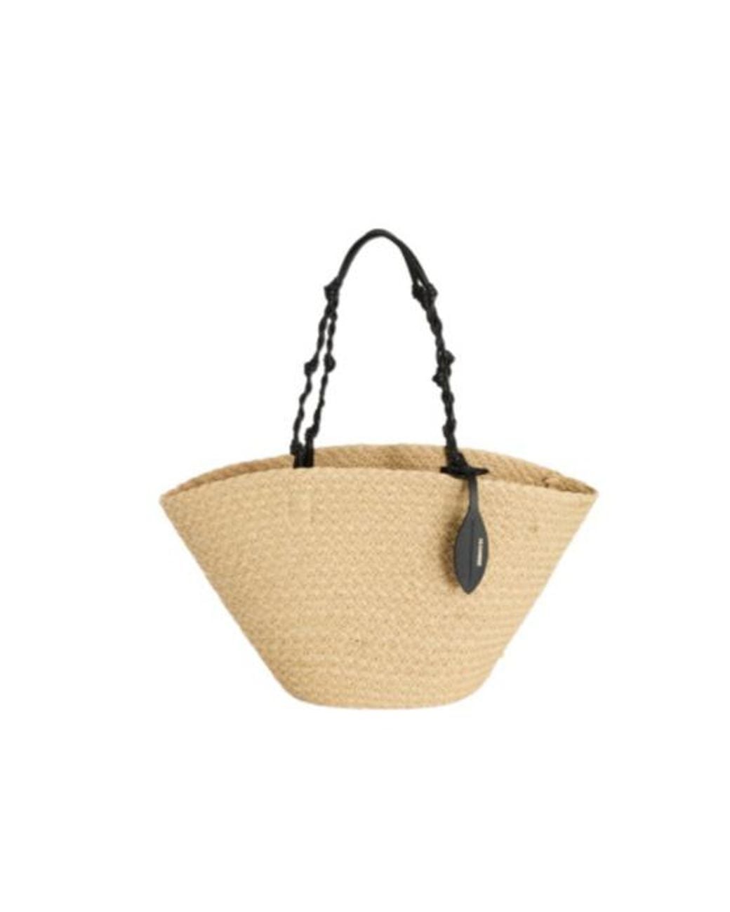 Jil Sander Natural Tangle Small Bucket Bag