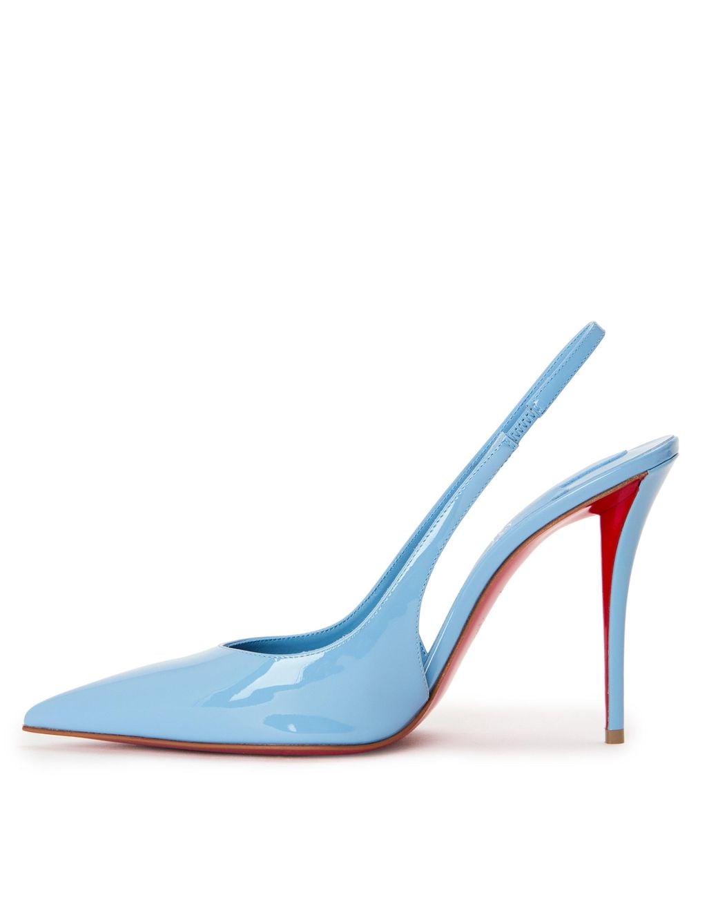 Christian Louboutin Blue Chr Miss Z Slingbacks