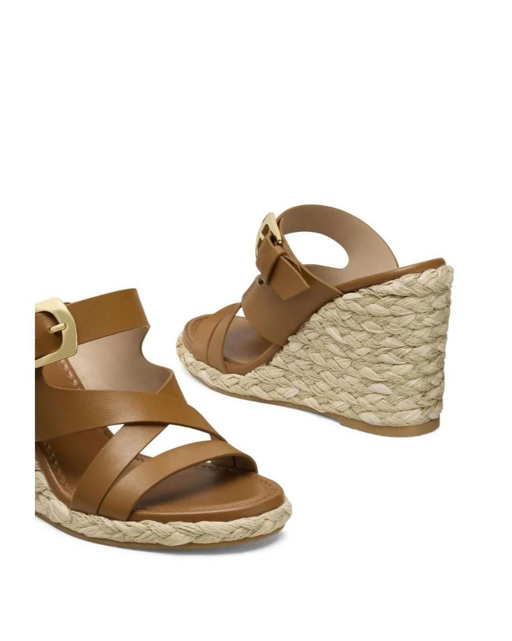 Stuart Weitzman Metallic Sai Espadrille Wedge